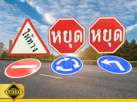 รับผลิตป้ายจราจร